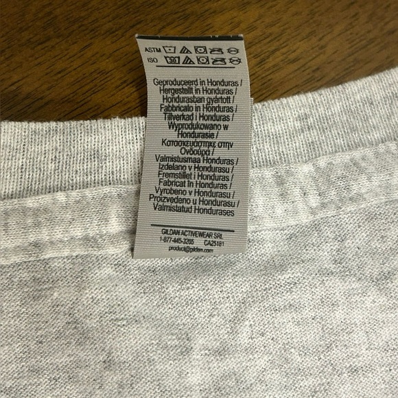 Gildan XL Graphic T-Shirt I Get Us Out of Trouble Light Gray (0349) - Picture 7 of 11